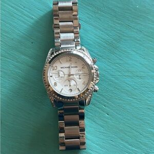 Michael Kors Silver Chronograph Watch